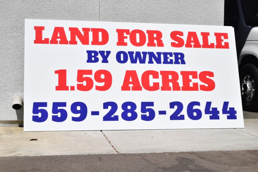 For Sale Sign on MDO
